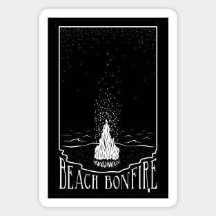 Beach Bonfire Magnet